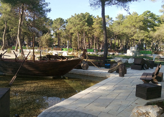 Old harbour at the Adventure Golf