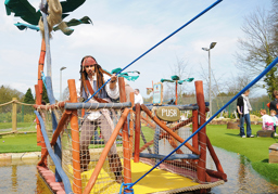 Pirate at adventure golf raft