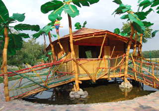 Jungle house at Südsee Adventure Golf