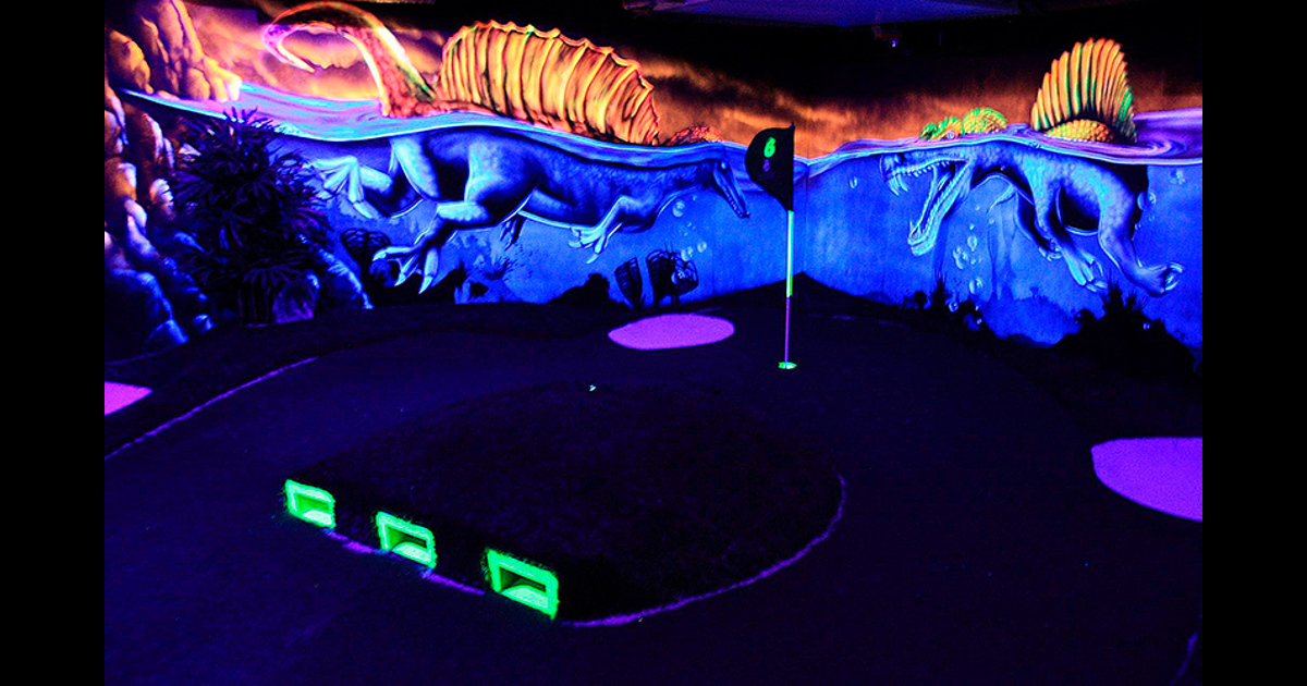 Black Light Golf City Golf Europe