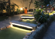 Lights at Tropical islands adventure golf