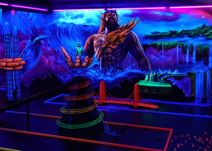 Mainz Blacklight golf