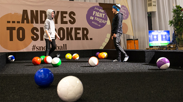 Soccer Billiards at Åre Winter Camp