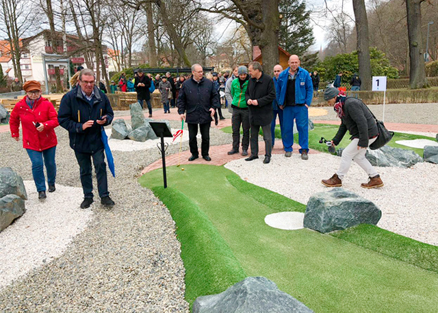 Opening of the Adventure Golf at Bad Harzburg