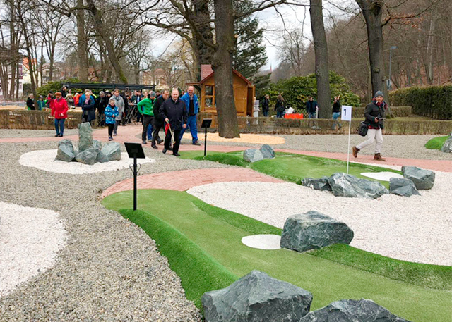 Adventure Golf opening