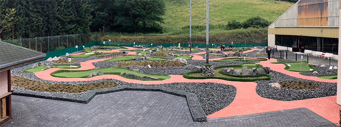 The adventure golf at Wunderkiste
