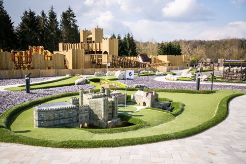 Adventure golf, leeds castle